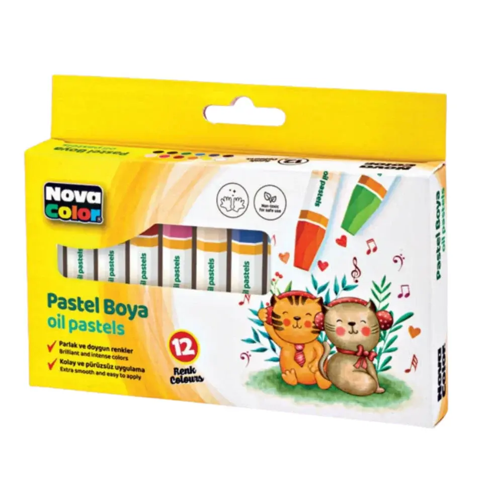 Nova Color Nc­ 2155 Pastel Boya 12'li