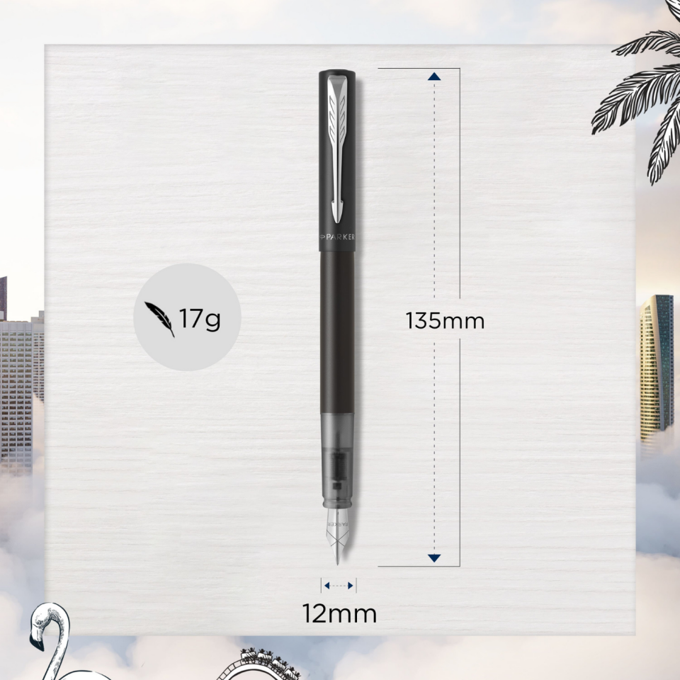 Parker Vector XL Dolma Kalem M Uç Siyah 2159744