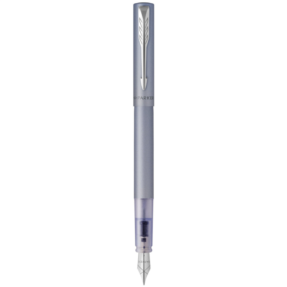 Parker Vector XL Dolma Kalem M Uç Gümüş Mavi 2159745