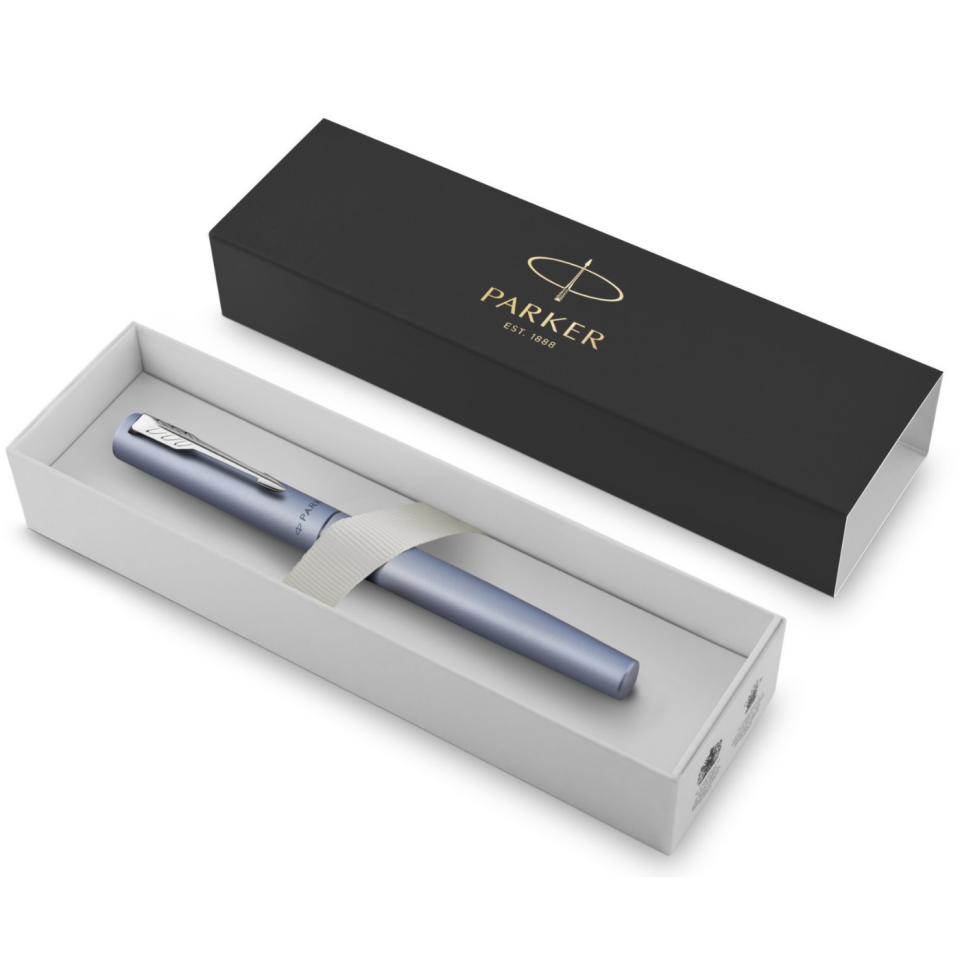 Parker Vector XL Dolma Kalem M Uç Gümüş Mavi 2159745