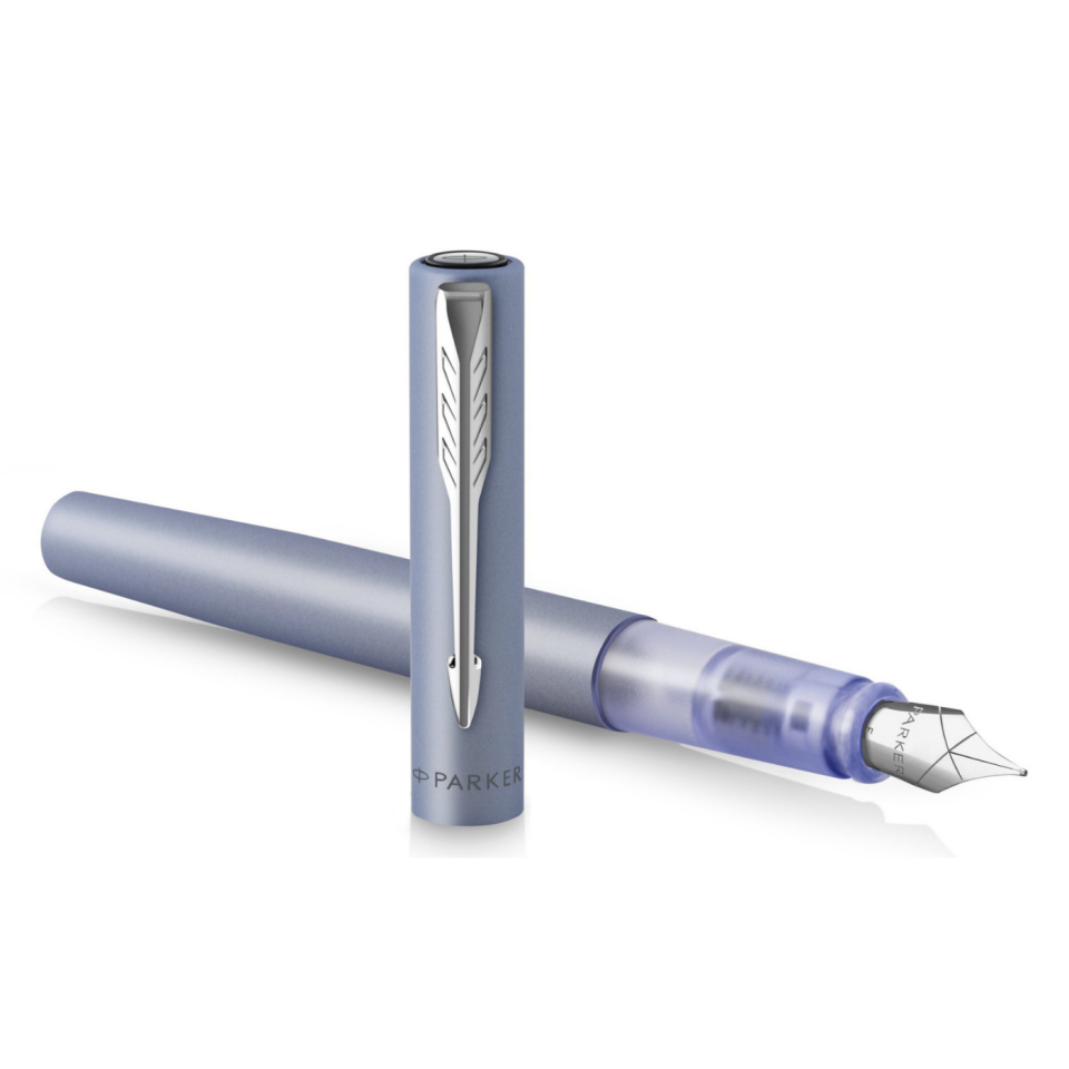 Parker Vector XL Dolma Kalem M Uç Gümüş Mavi 2159745