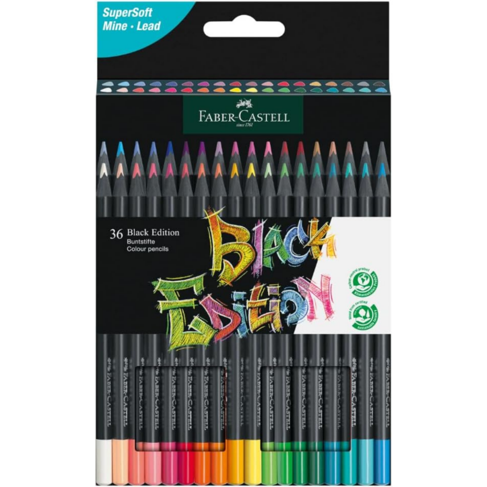 Faber-Castell Black Edition Boya Kalemi 36 Renk 116436