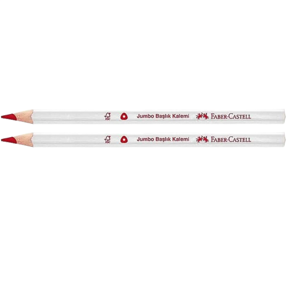 Faber-Castell Başlık Kalemi Jumbo Kırmızı 000002