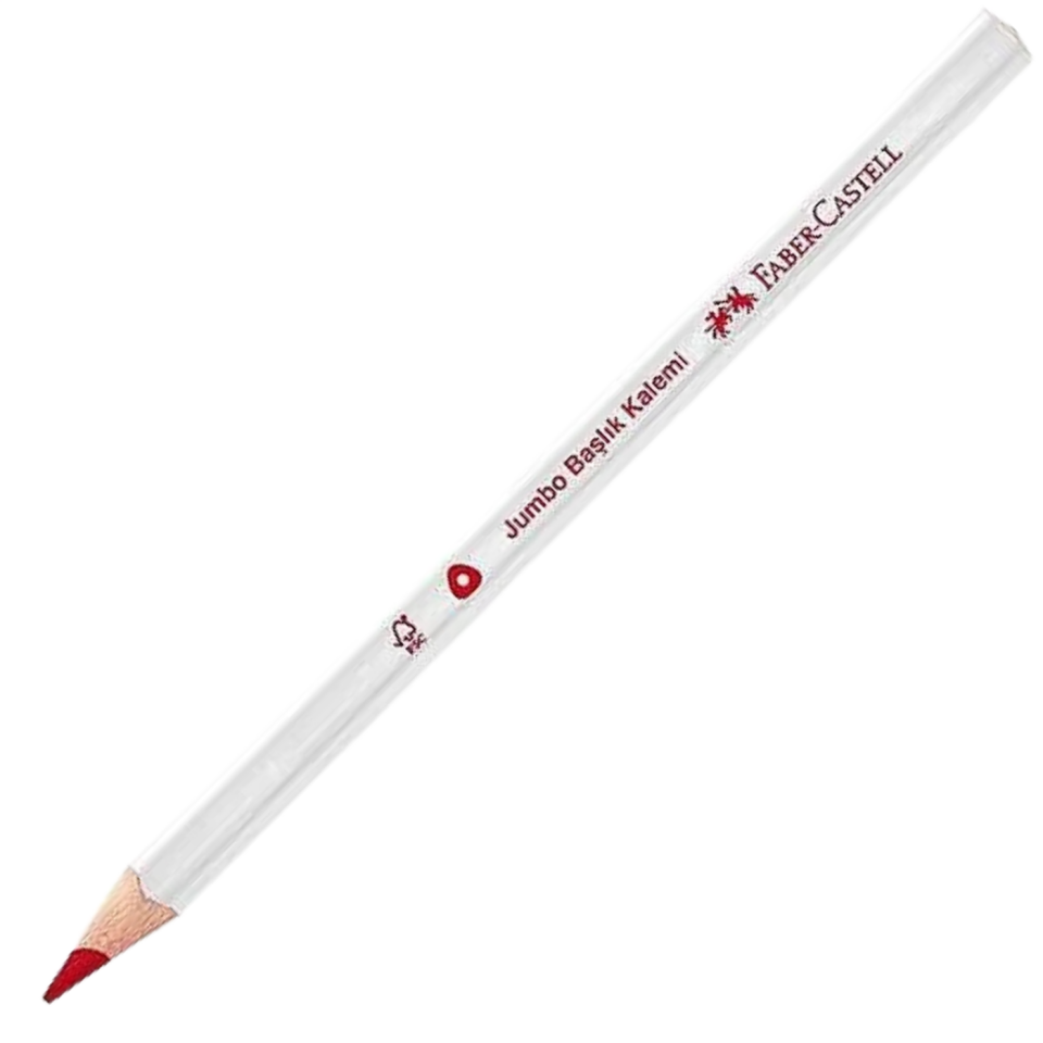 Faber-Castell Başlık Kalemi Jumbo Kırmızı 000002
