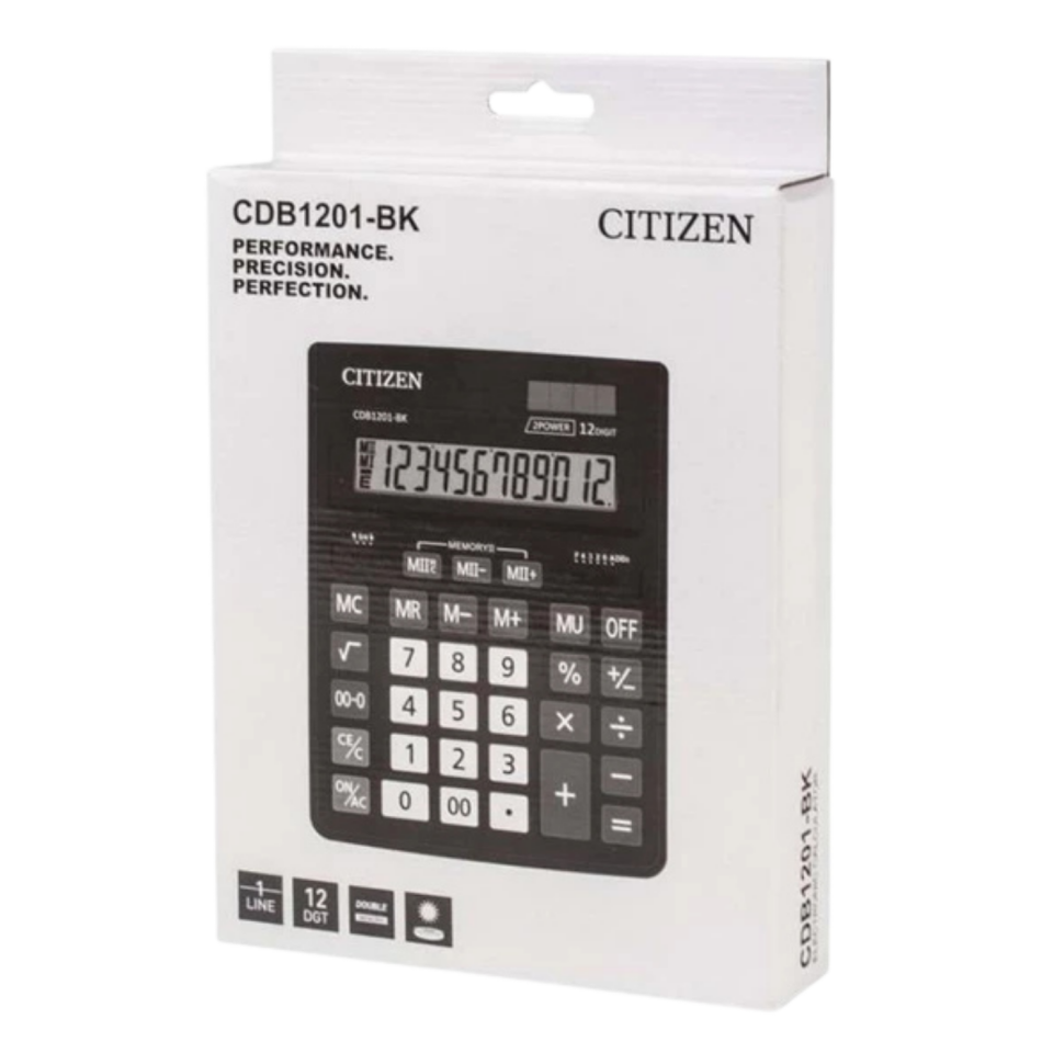 Citizen CDB-1201BK Büyük Hesap Makinası 120100