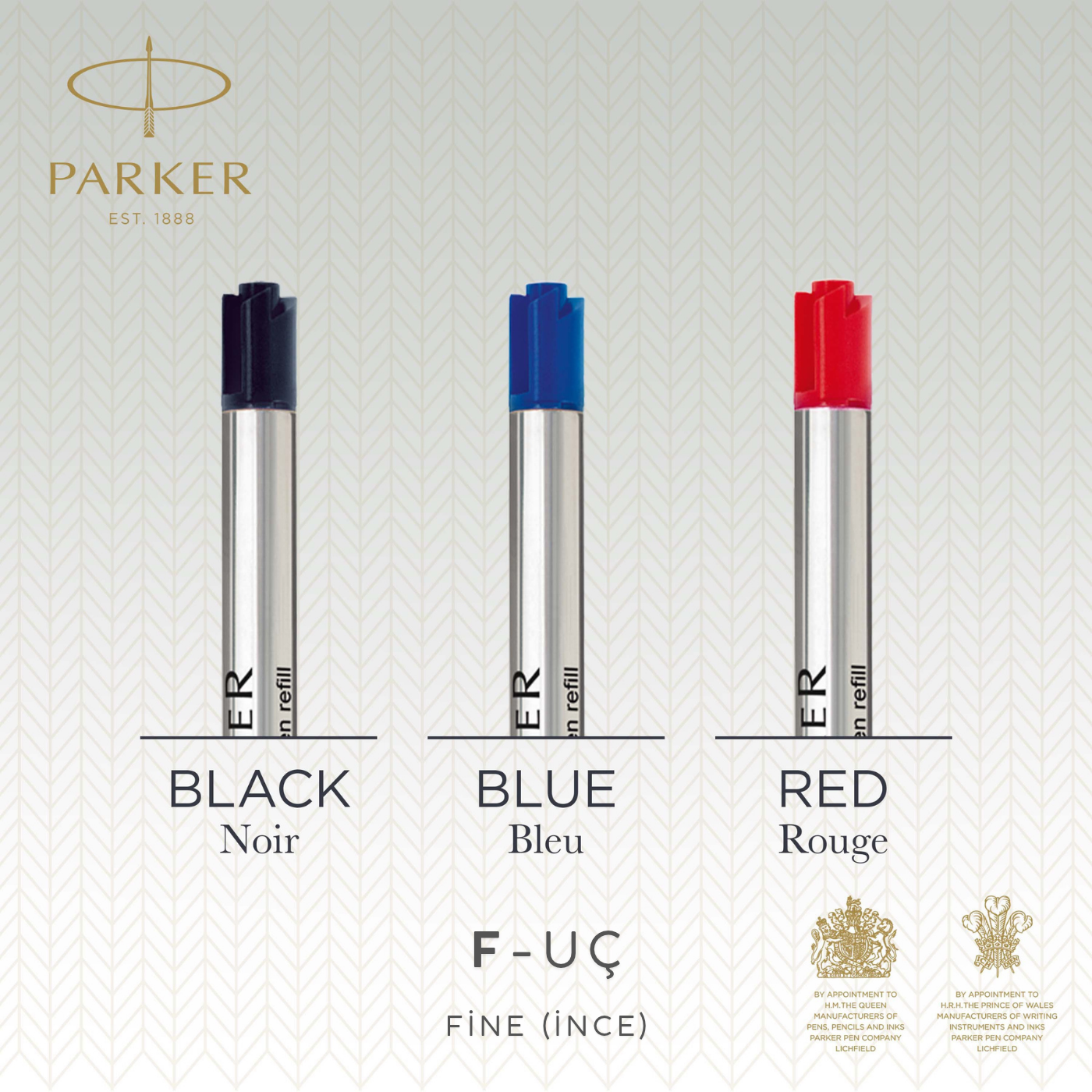 Parker Tükenmez Kalem Refill BLS F Uç
