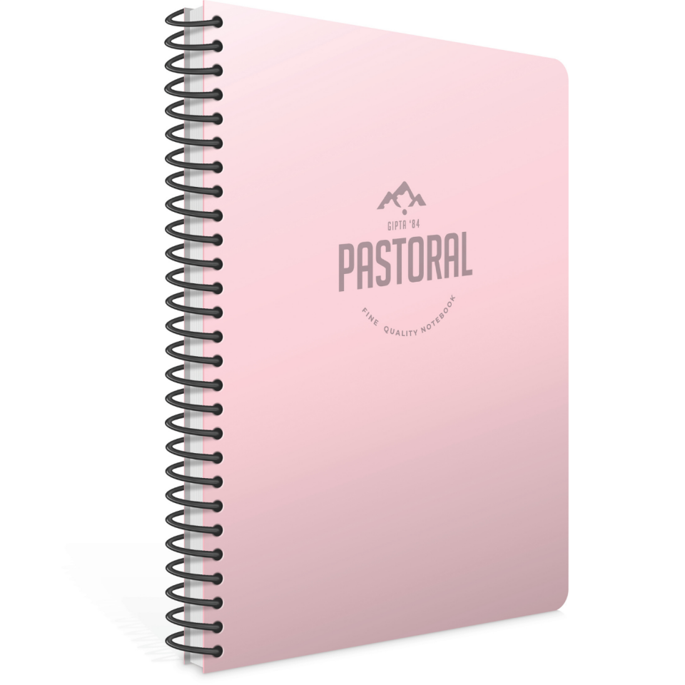 Gıpta 3243 Pastoral Spiralli PP Kapak A4 72 Yaprak Çizgisiz Defter Yeşil
