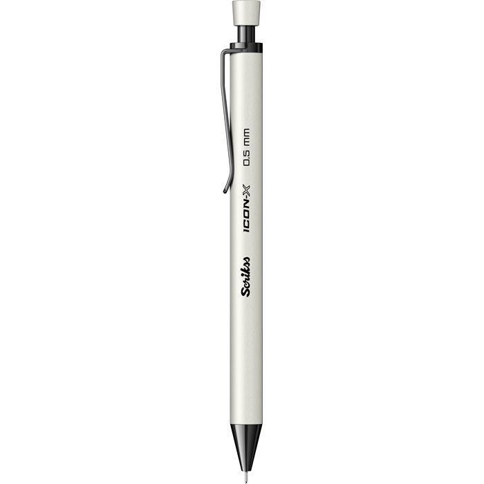Scrikss Icon-X Metal 0.5 mm Versatil - Uçlu Kalem Beyaz