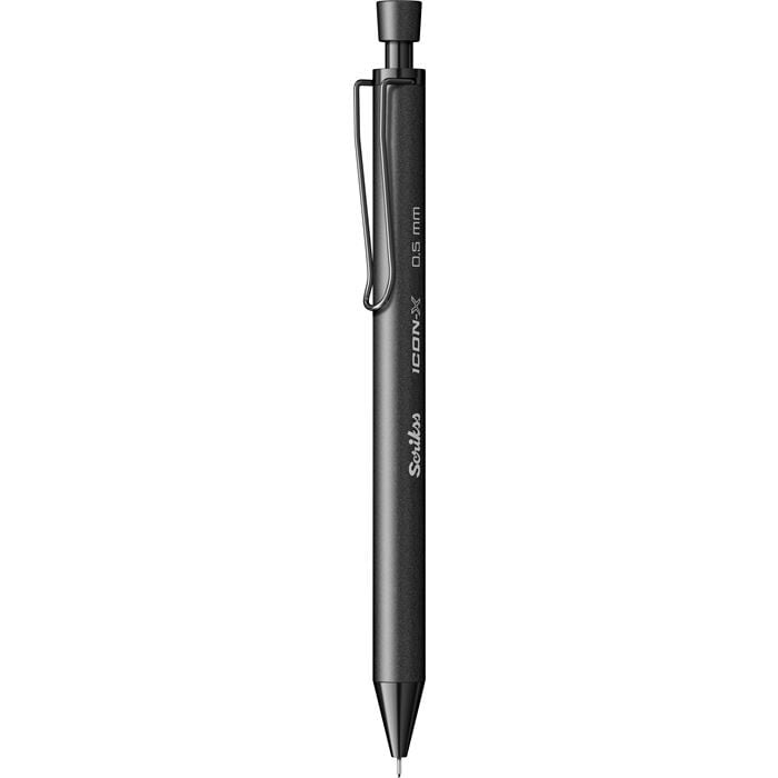 Scrikss Icon-X Metal 0.5 mm Versatil - Uçlu Kalem Mat Siyah