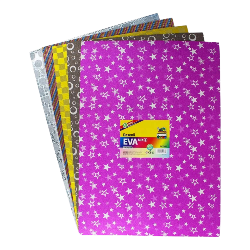 Nova Color Nc-548 Eva 50x70 5'lı Mix4