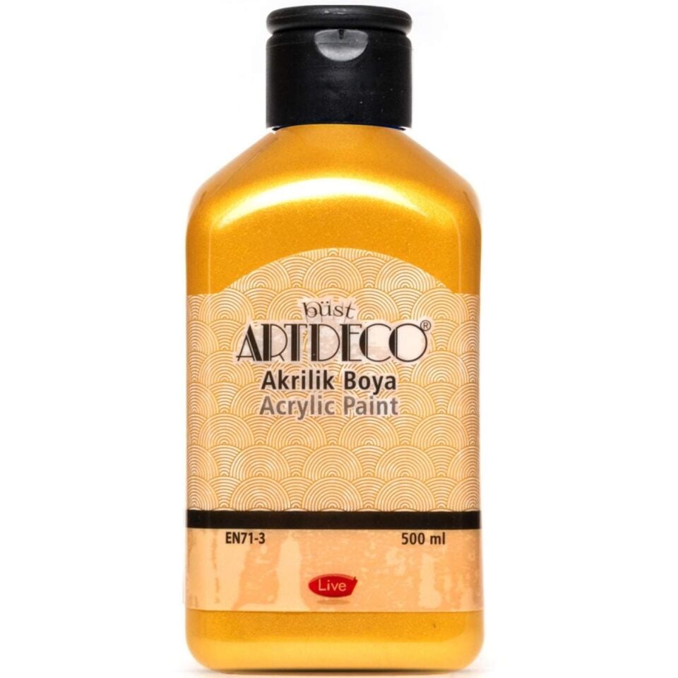 Artdeco 3721 Metalik Akrilik Boya Altın 500 ml