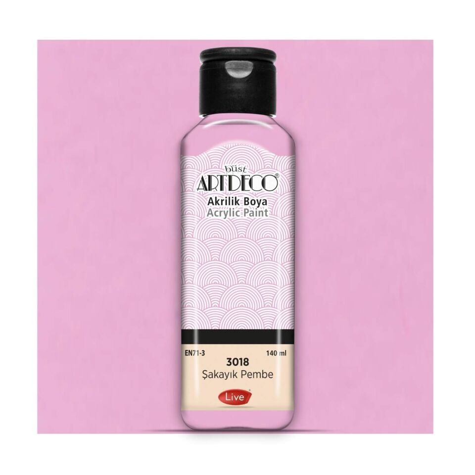 Artdeco 3018 Akrilik Boya Şakayık Pembe 140 ml