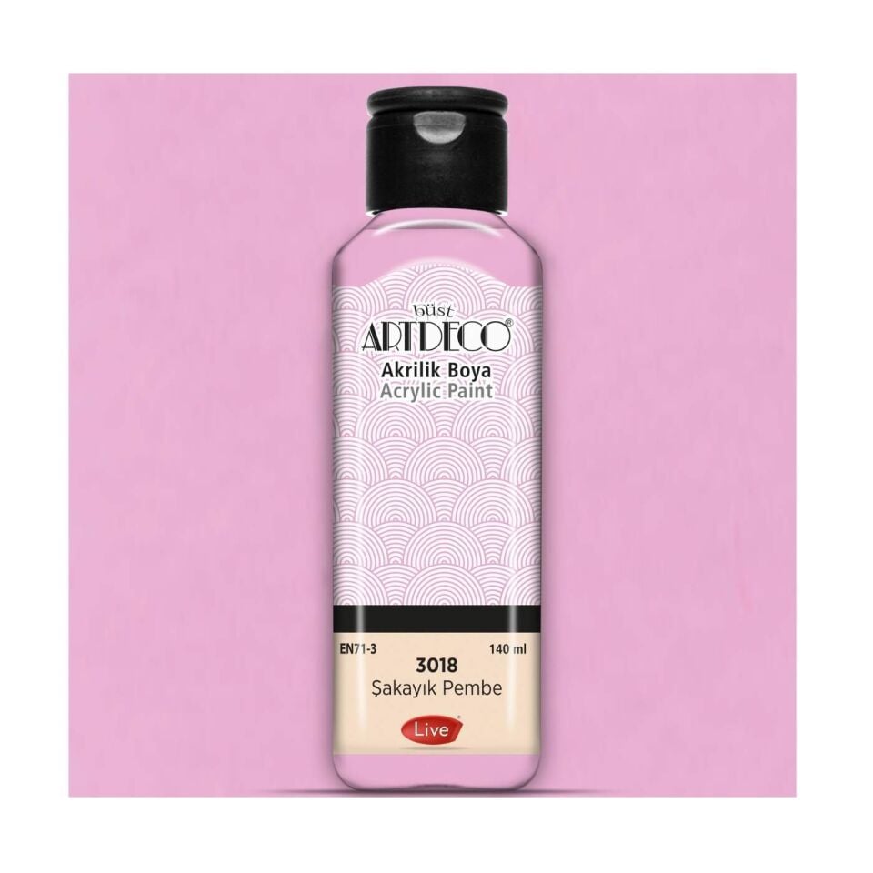 Artdeco 3018 Akrilik Boya Şakayık Pembe 140 ml