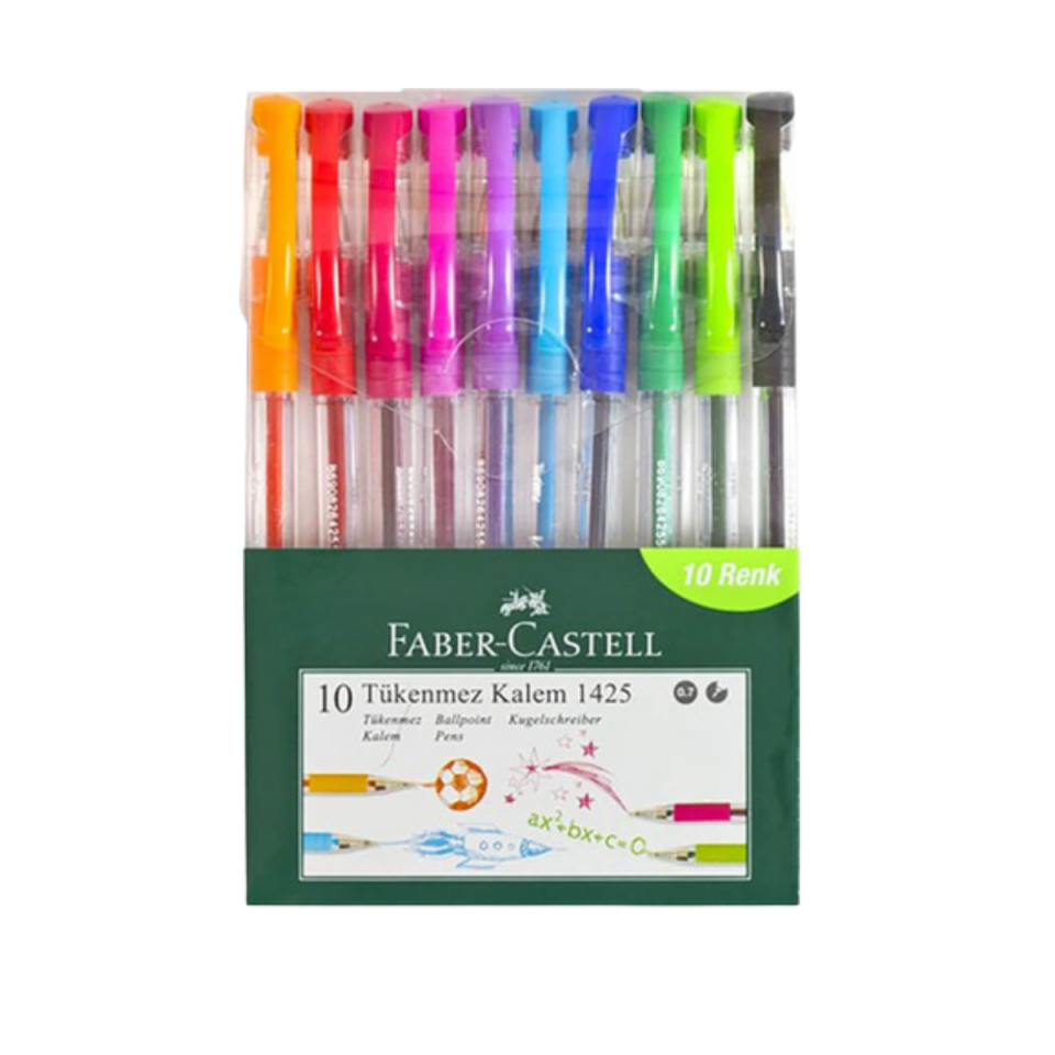 Faber-Castell Faber Castell 1425 Tükenmez Ailesi 10'lu