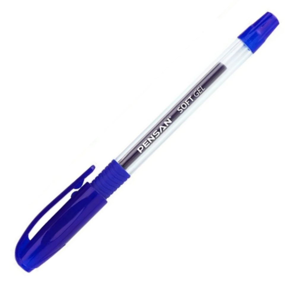  Pensan 2420 Soft Gel Tükenmez Kalem 0.5 mm Mavi