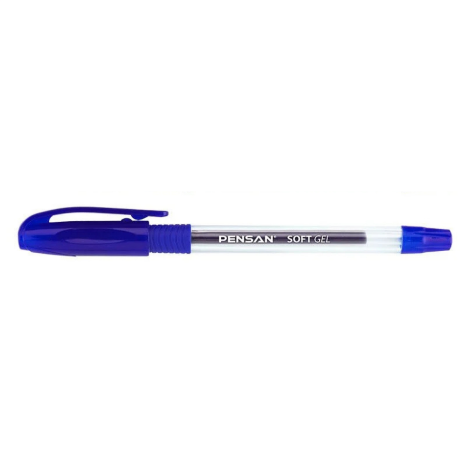  Pensan 2420 Soft Gel Tükenmez Kalem 0.5 mm Mavi