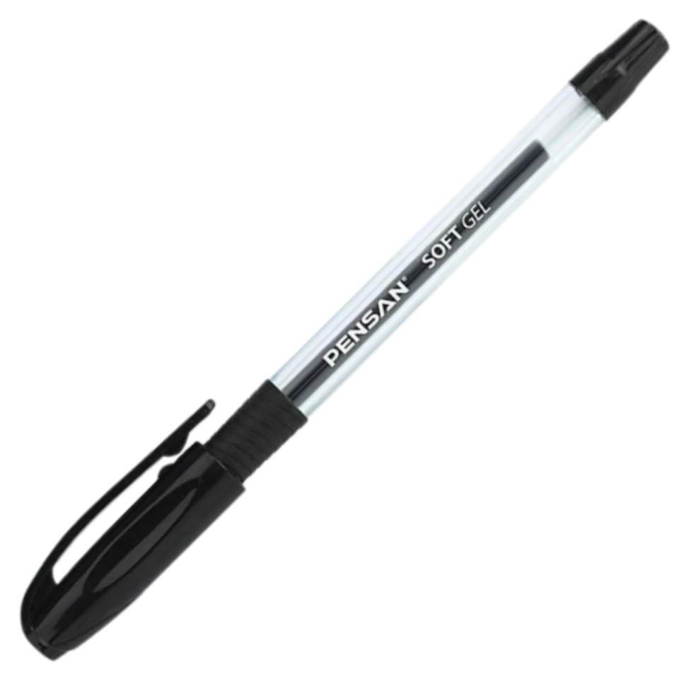  Pensan 2420 Soft Gel Tükenmez Kalem 0.5 mm Siyah