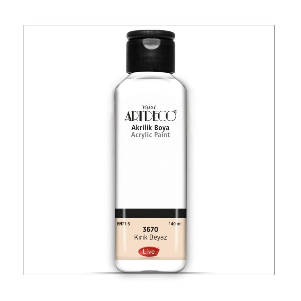 Artdeco 3670 Akrilik Boya Kırık Beyaz 140 ml