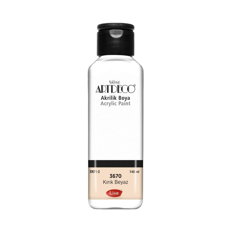 Artdeco 3670 Akrilik Boya Kırık Beyaz 140 ml