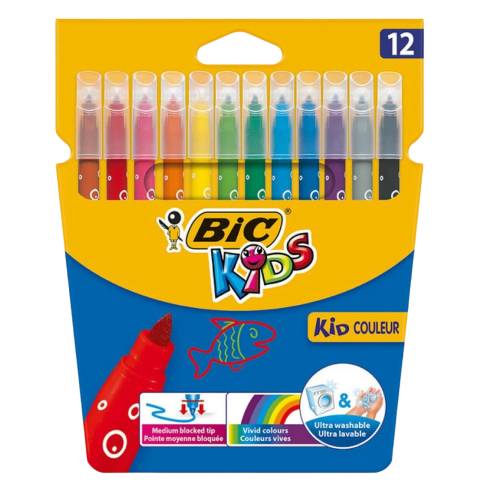Bic Kids Color Keçeli Boya Kalemi 12 Renk