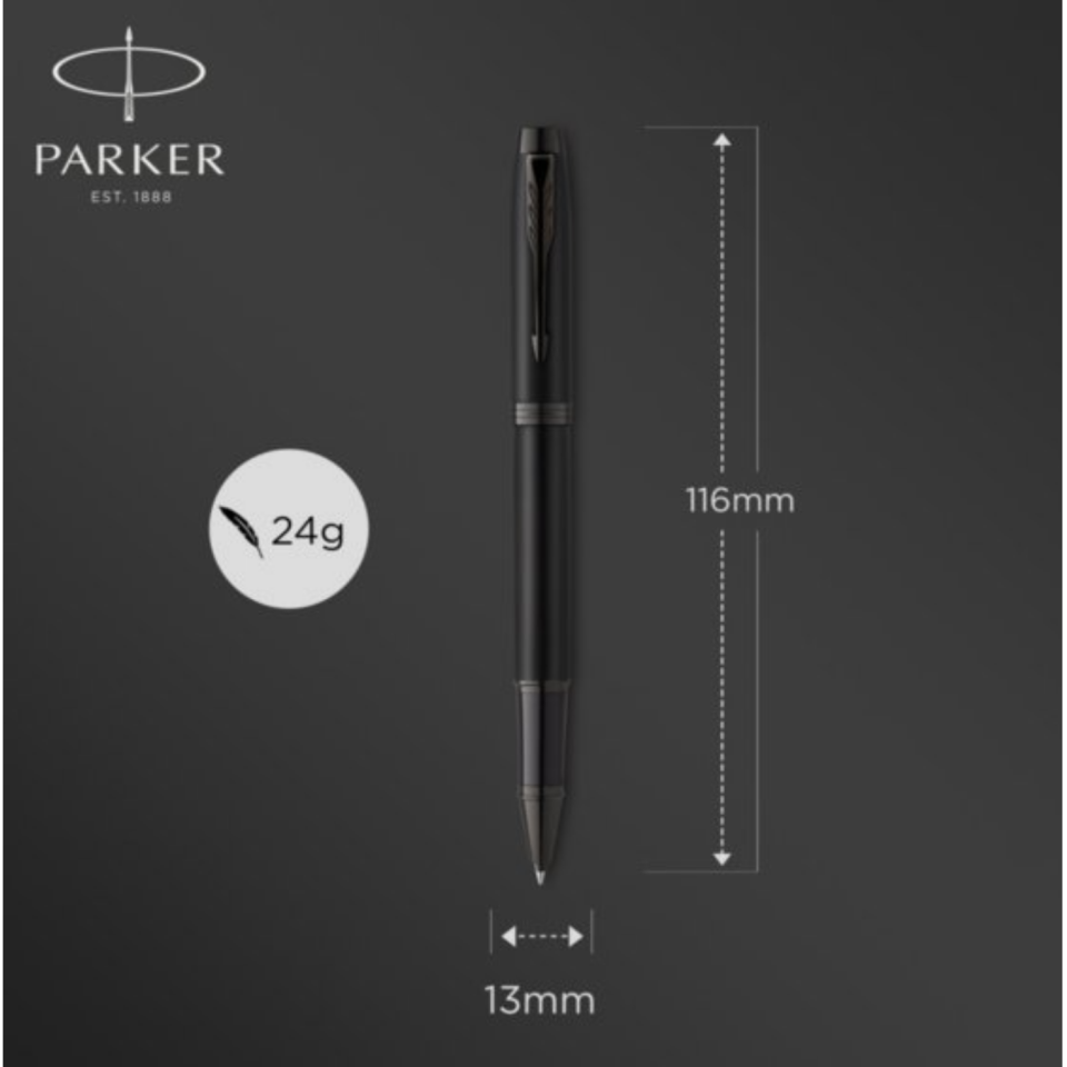 Parker IM Mat Metalik Siyah BT Roller Kalem 2127743