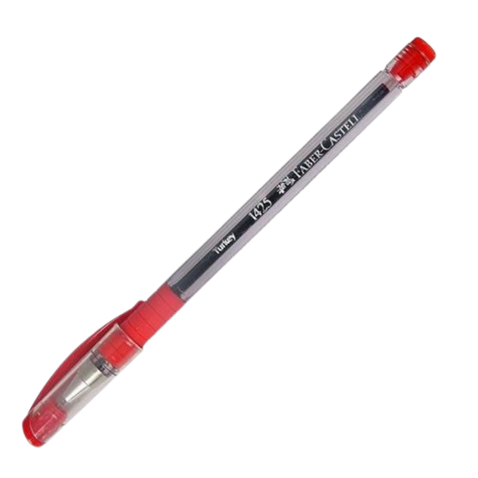 Faber-Castell Faber Tükenmez Kalem İğne Uç Kırmızı 142521