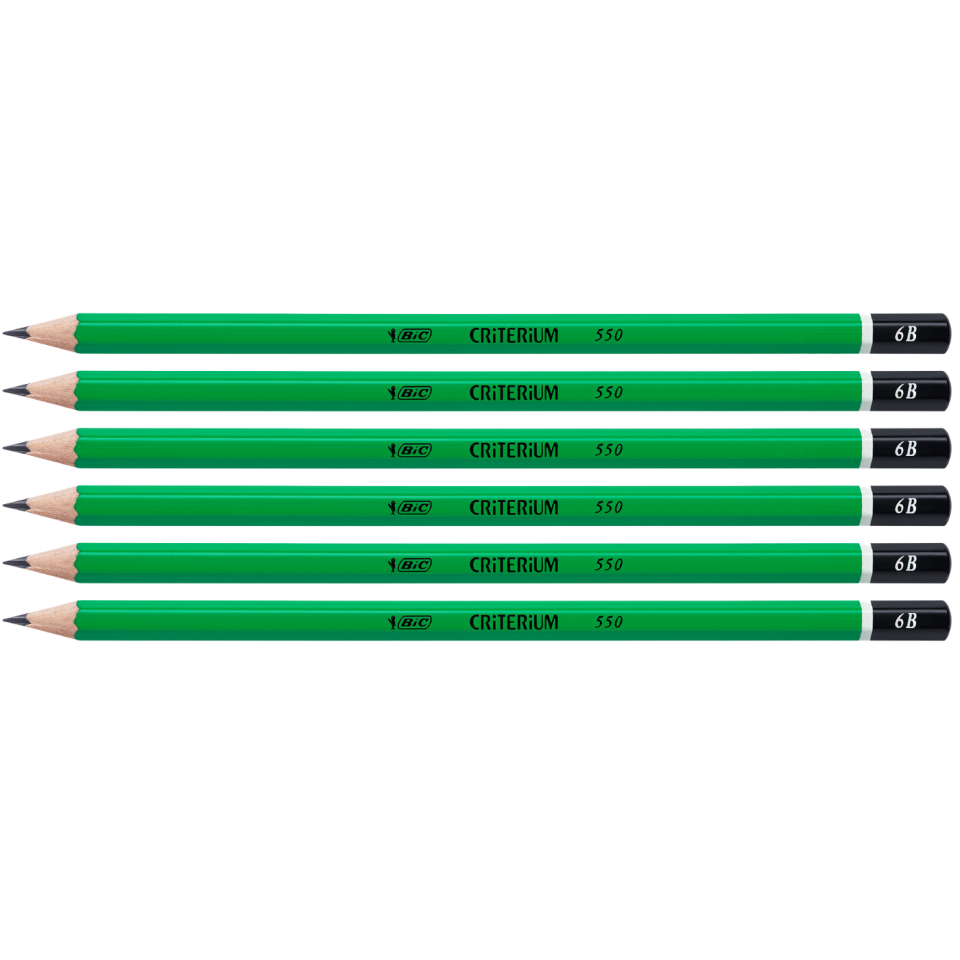 Bic 305871 Criterium 6B Kurşun Kalem 6'lı Set
