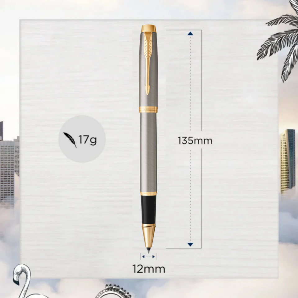 Parker IM Brushed Metal GT Roller Kalem 1931663