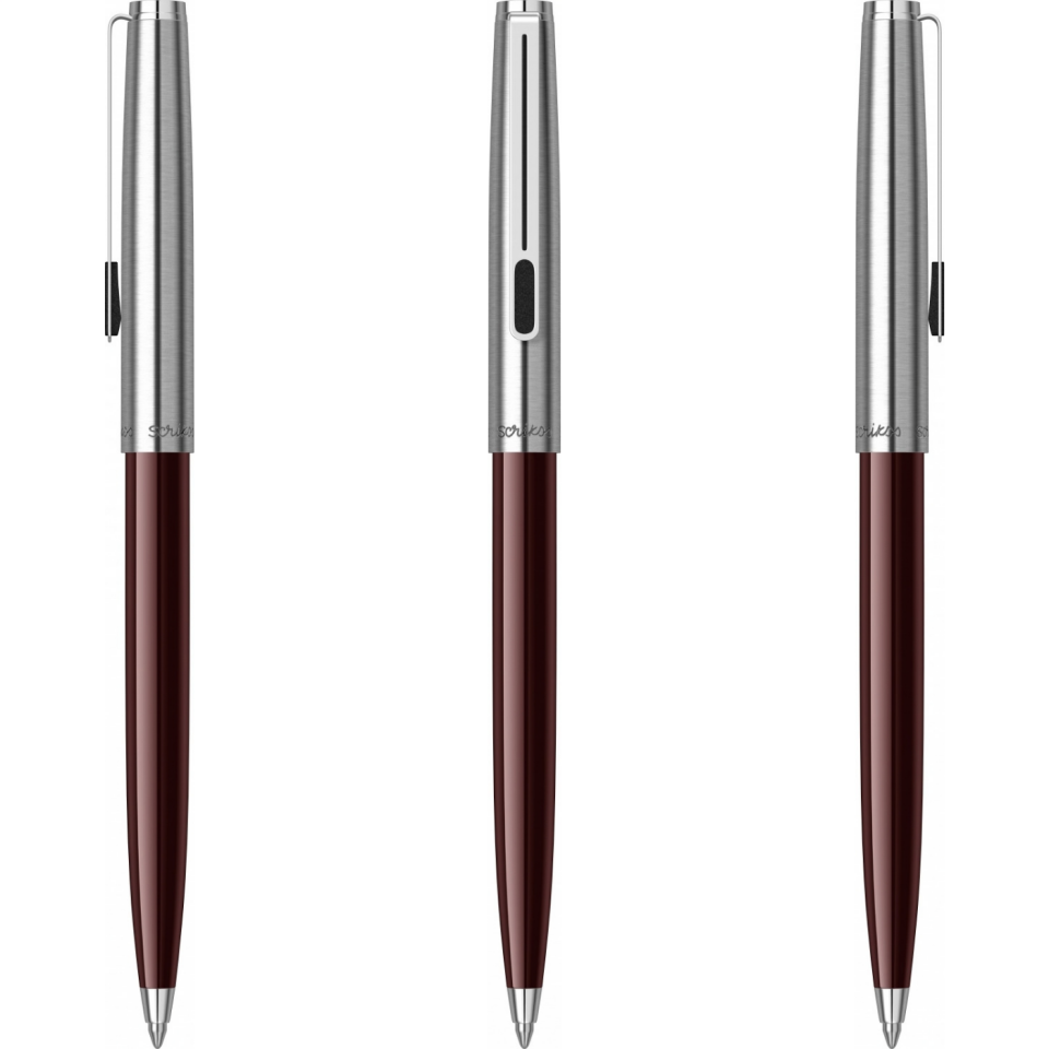  Scrikss Vintage 77 Tükenmez Kalem Bordo