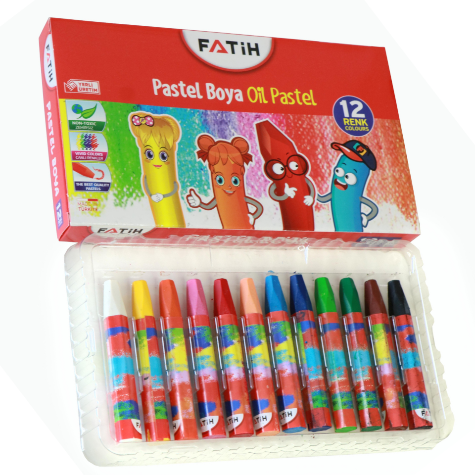 Fatih 34008 Pastel Boya 12 Renk