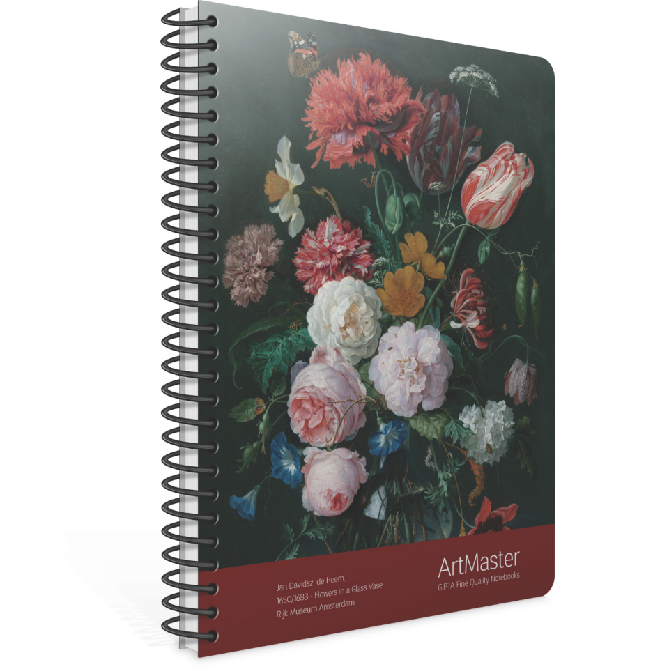 Gıpta Art Master 19X26 Spiralli Karton Kapak 100 Yaprak Çizgili Defter Vermeer