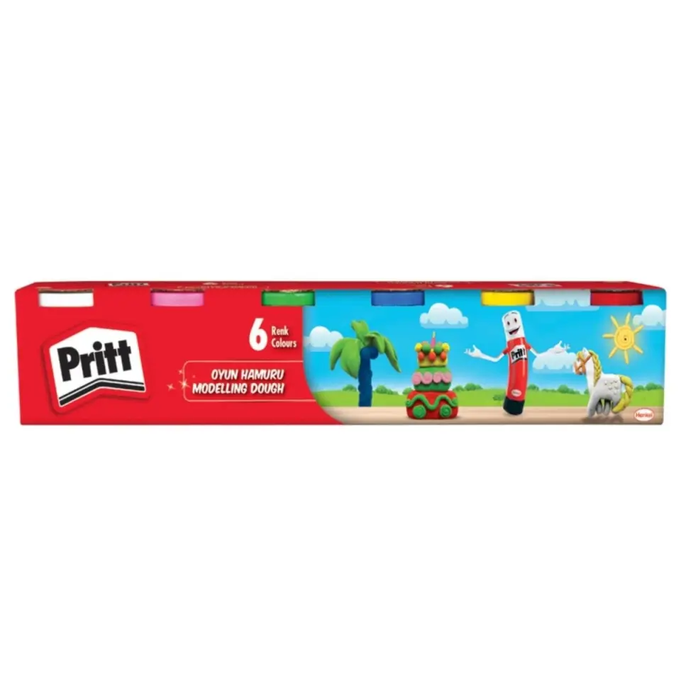 Pritt 1221354 Oyun Hamuru 6 Renk 100 gr