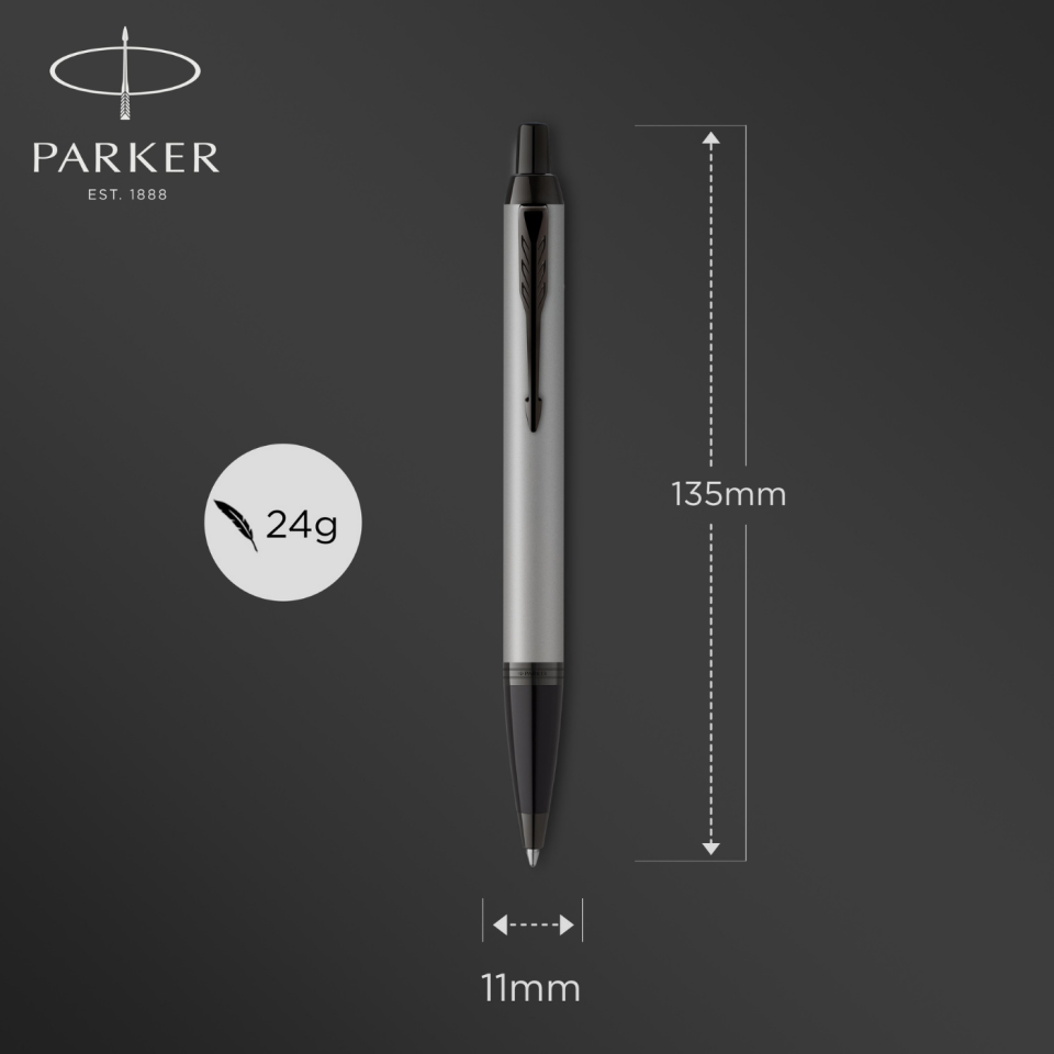 Parker IM Mat Metalik Gri BT Tükemez Kalem 2127752