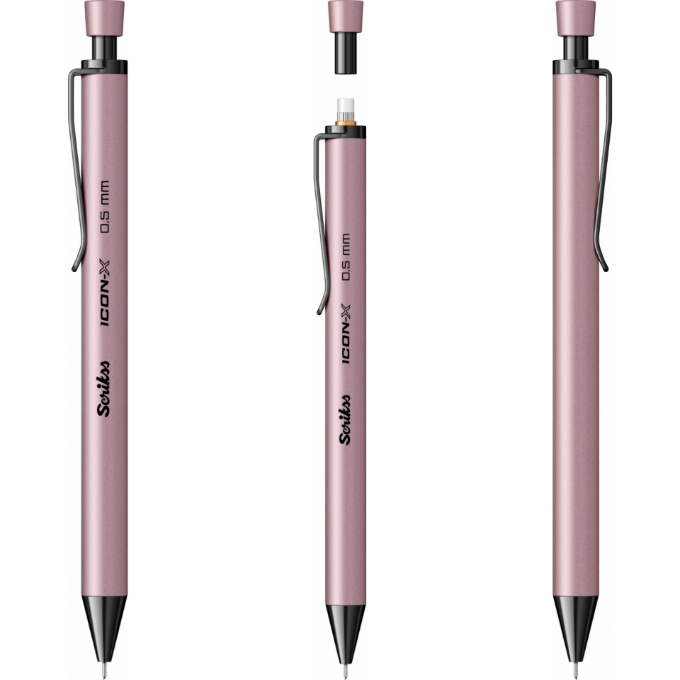 Scrikss Icon-X Metal 0,5 Mm Versatil - Uçlu Kalem Pudra