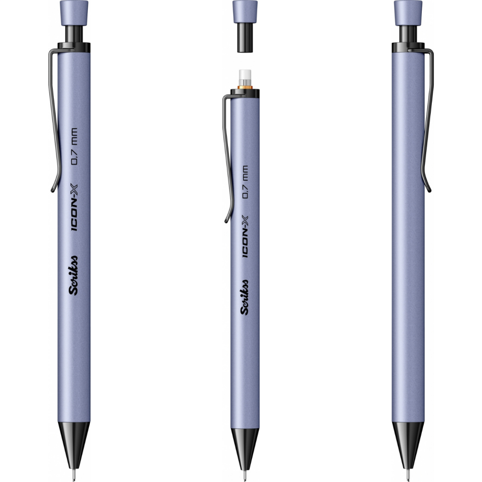 Scrikss Icon-X Metal 0,7 mm Versatil - Uçlu Kalem Lila