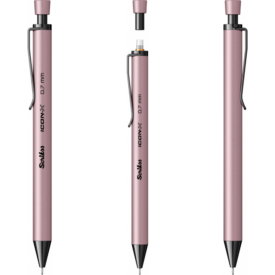 Scrikss Icon-X Metal 0,7 mm Versatil - Uçlu Kalem Pudra