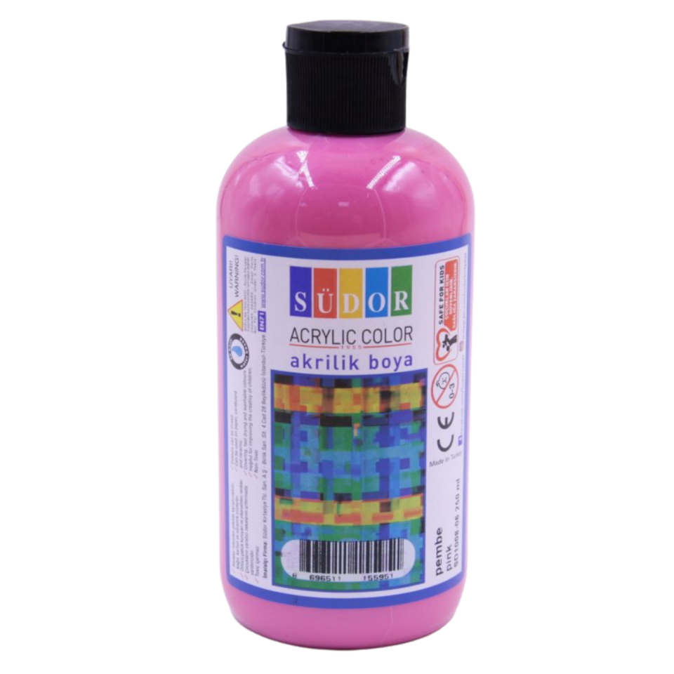 Südor Akrilik Boya 250 ml Pembe