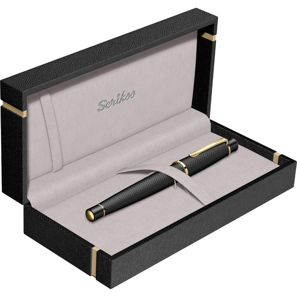 Scrikss Chic 620 Roller Kalem Mat Siyah Altın