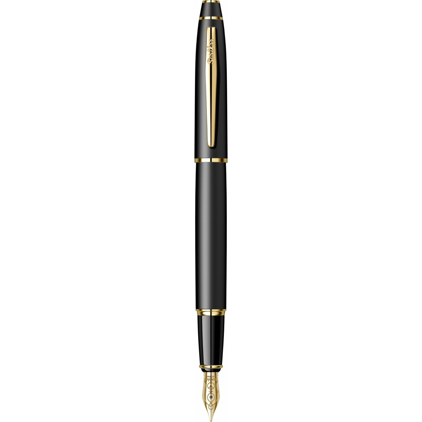 Scrikss Noble 35 Dolmakalem Mat Siyah Altın