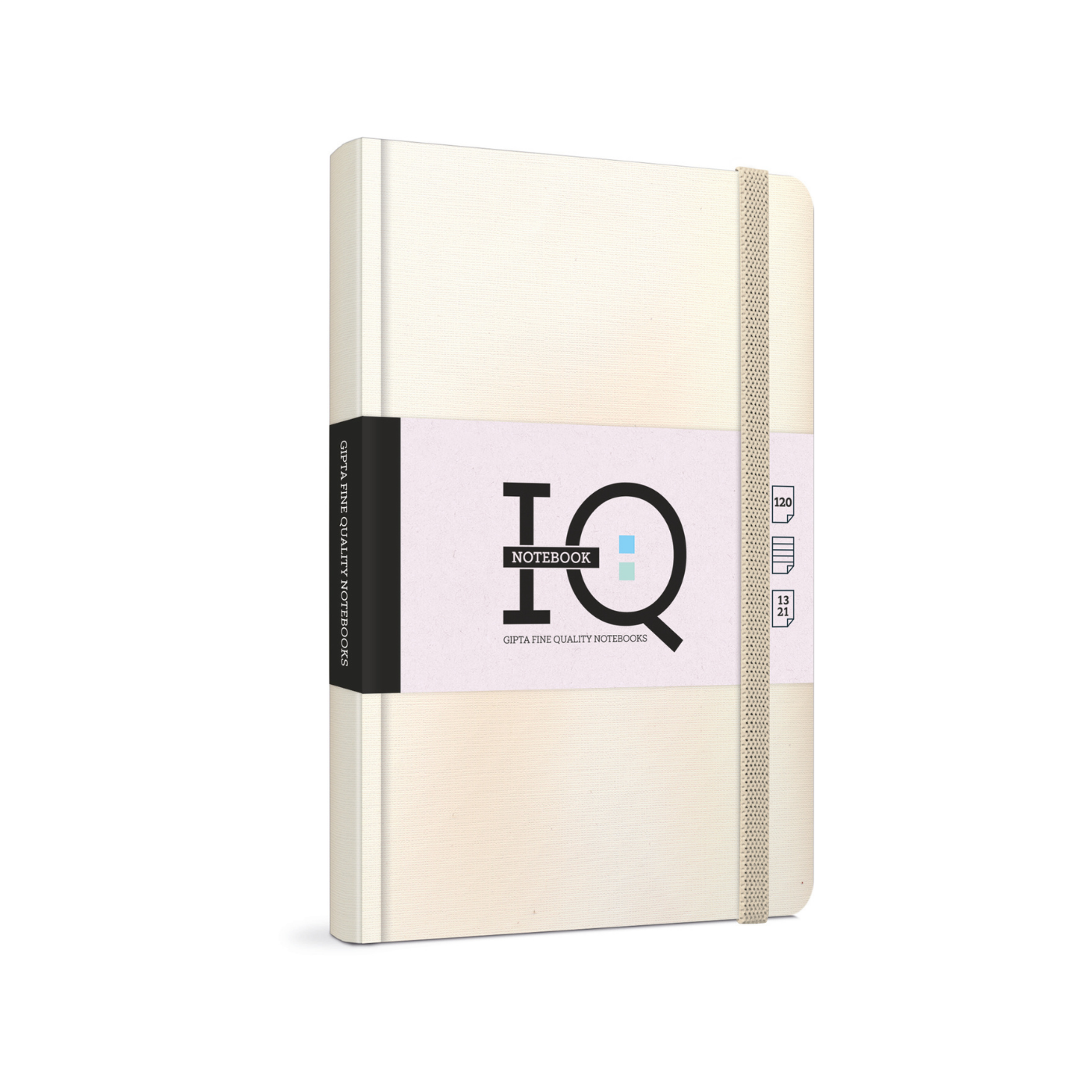 Gıpta 3943 IQ İplik Dikişli Sert Kapak 13x21 cm Notebook Krem