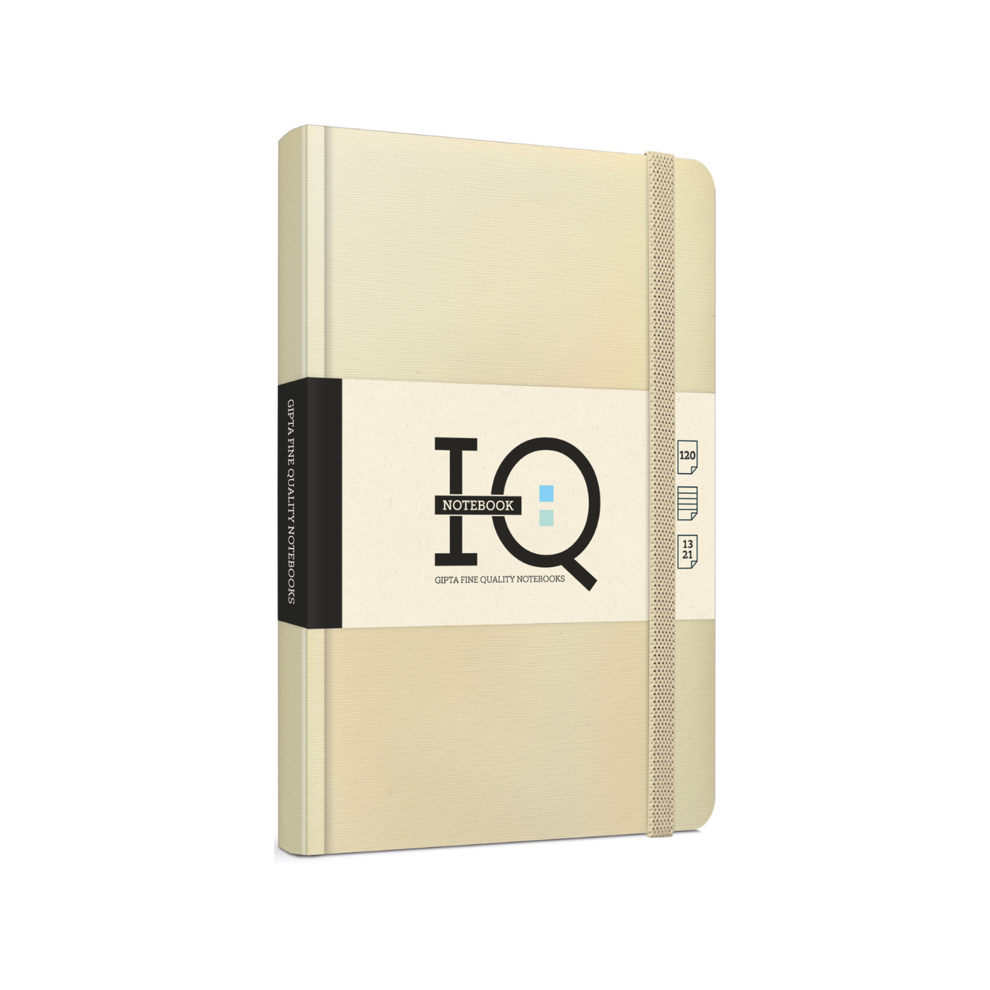 Gıpta 3943 IQ İplik Dikişli Sert Kapak 13x21 cm Notebook Bej