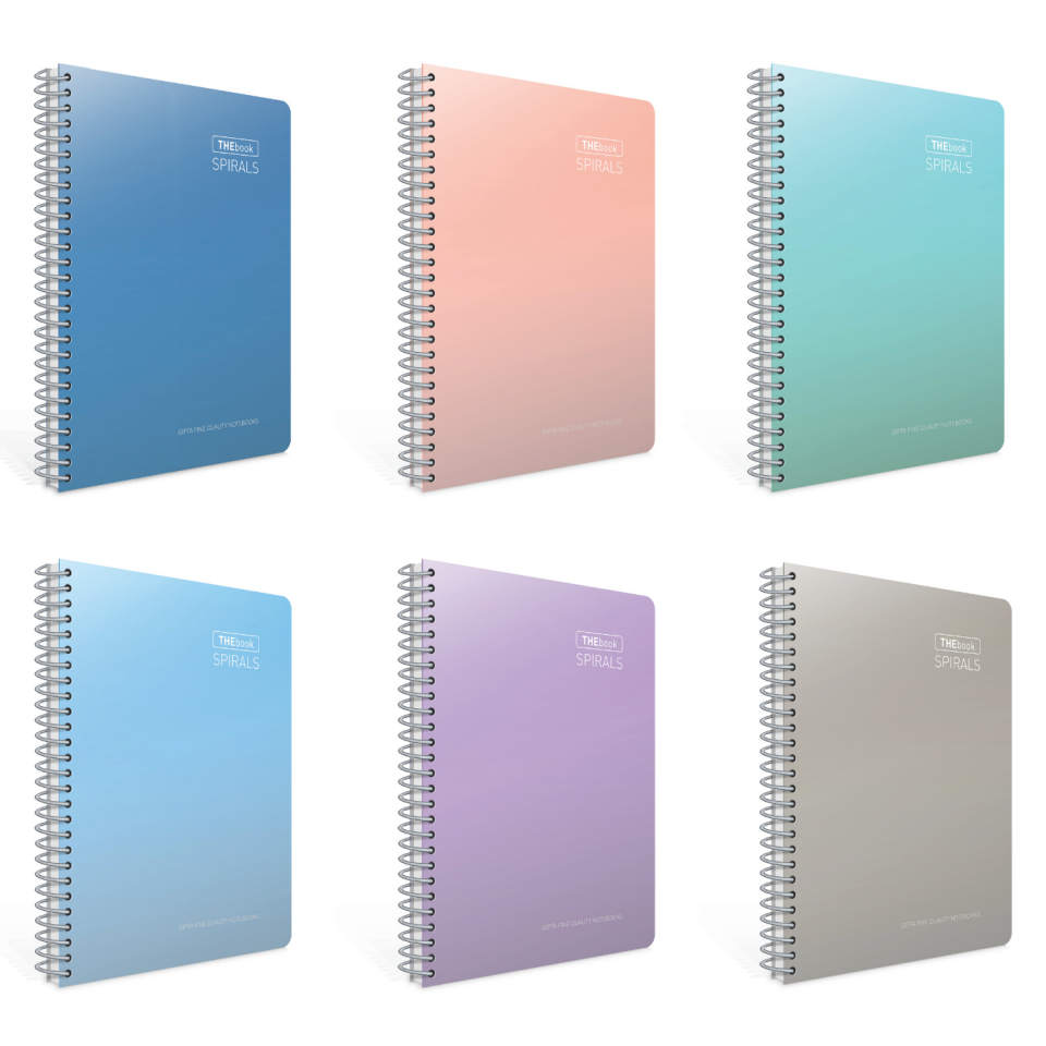 Gıpta 5506 Thebook Spiralli Sert Kapak A4 Çizgili Defter 140 Yaprak