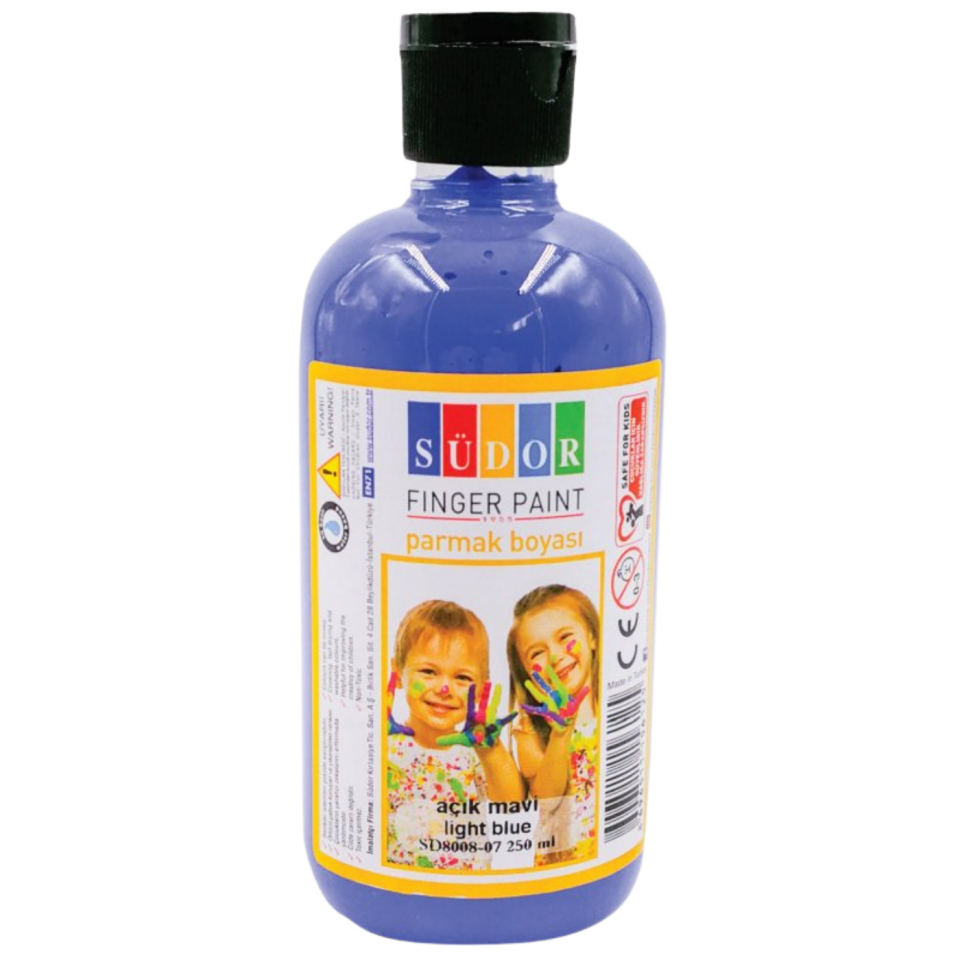 Südor Parmak Boya 250 ml Açık Mavi