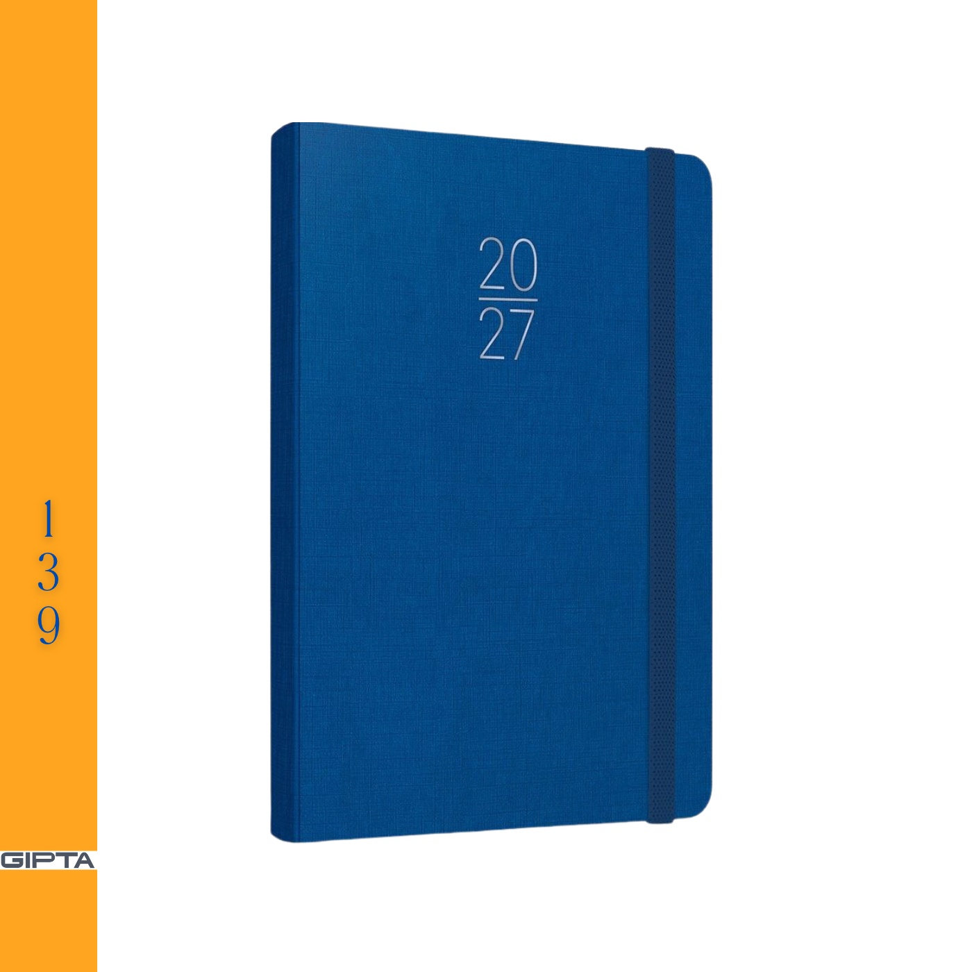 Gıpta 139-ERK Ekonomik Ciltbezi 13x21 cm Günlük Ajanda Lacivert 2027