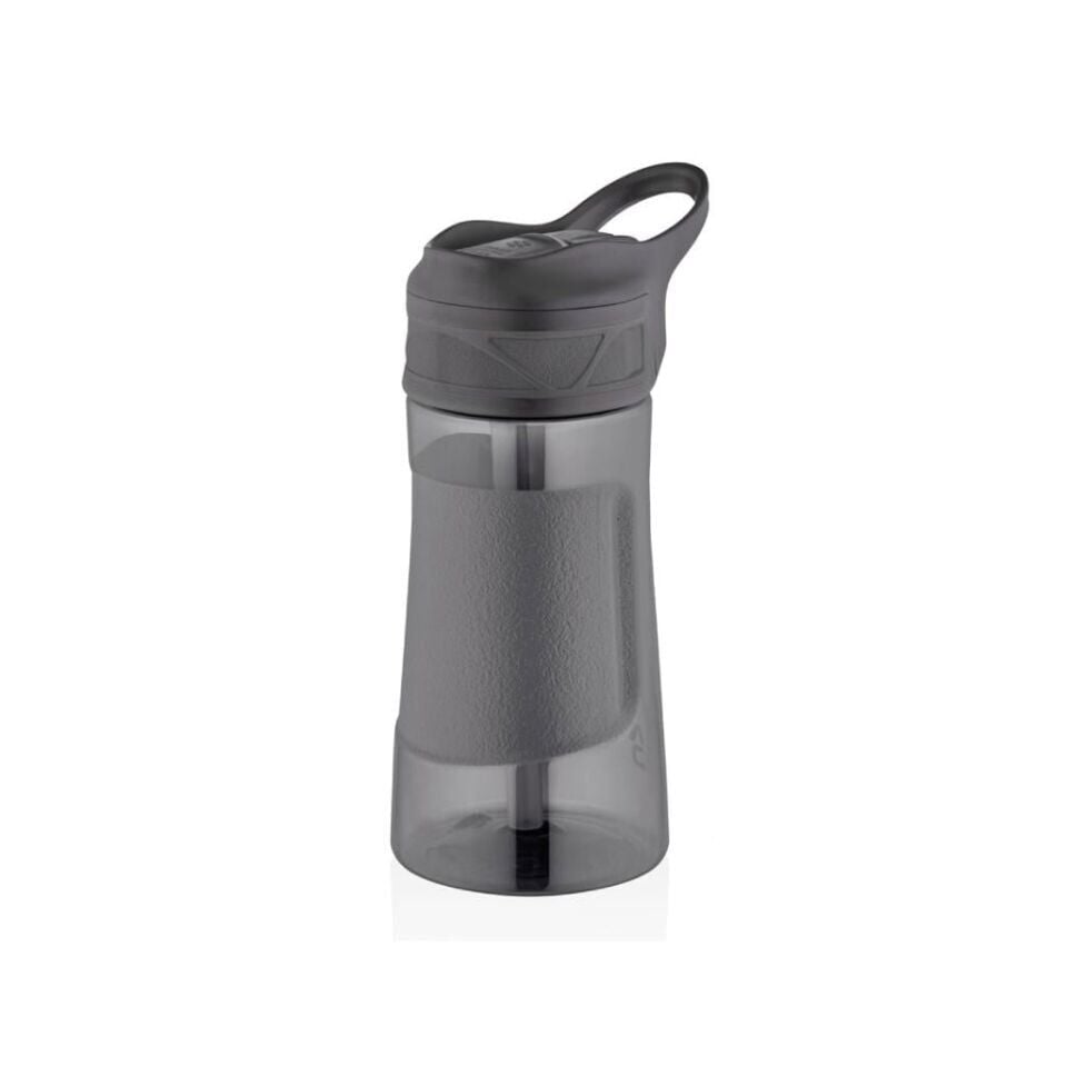 Uzspace 9001 Askılı Pipetli Tritan Matara 460 ml Mor