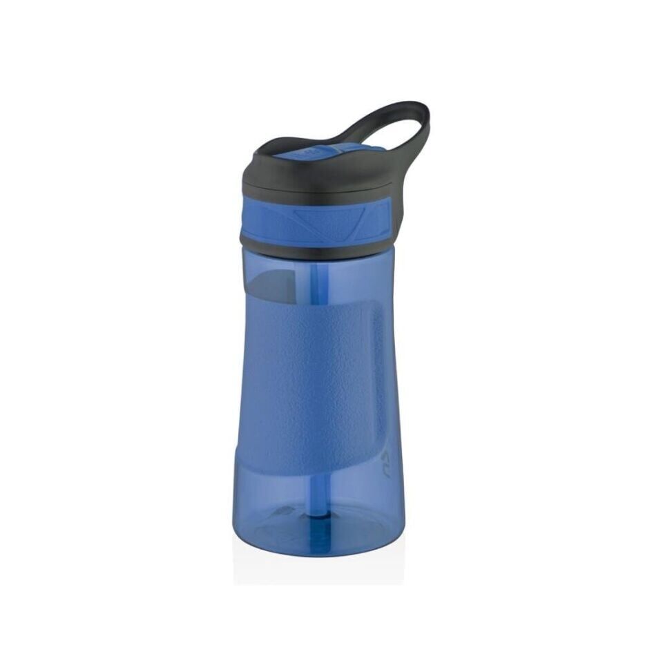 Uzspace 9001 Askılı Pipetli Tritan Matara 460 ml Turkuaz
