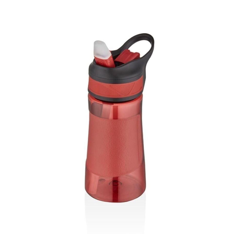 Uzspace 9001 Askılı Pipetli Tritan Matara 460 ml Turkuaz