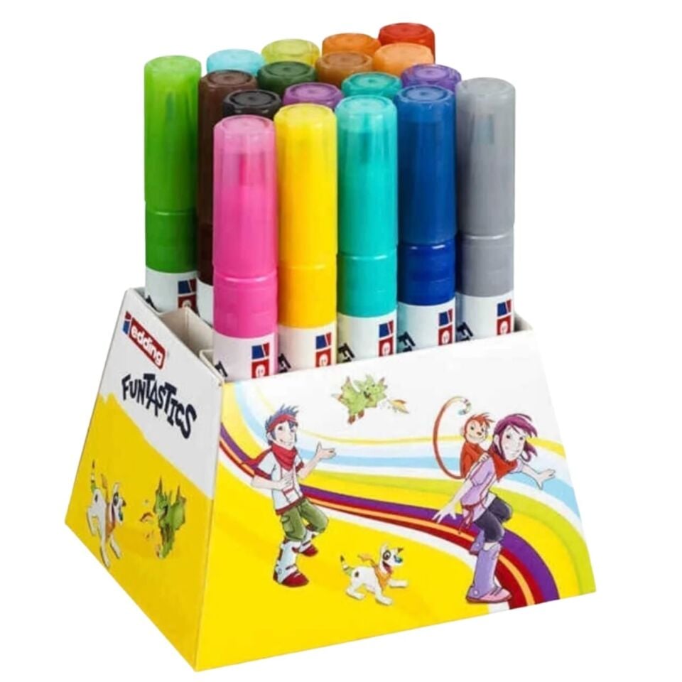 Edding Funtastics E-14 Keçe Uçlu Kalem Kalın 18'li Set