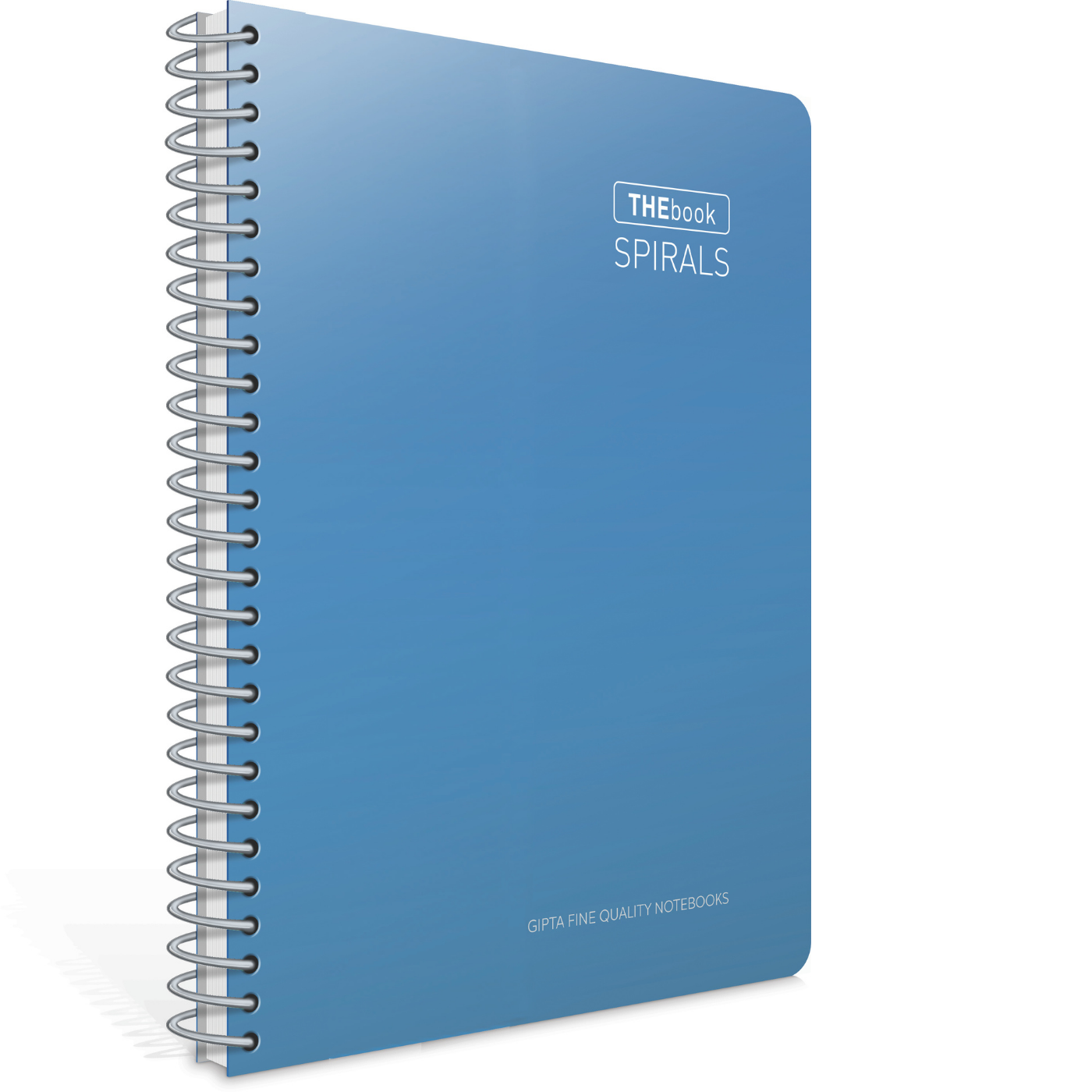 Gıpta 5519 Thebook Spiralli Sert Kapak 17x24 Kareli Defter 140 Yaprak Mavi