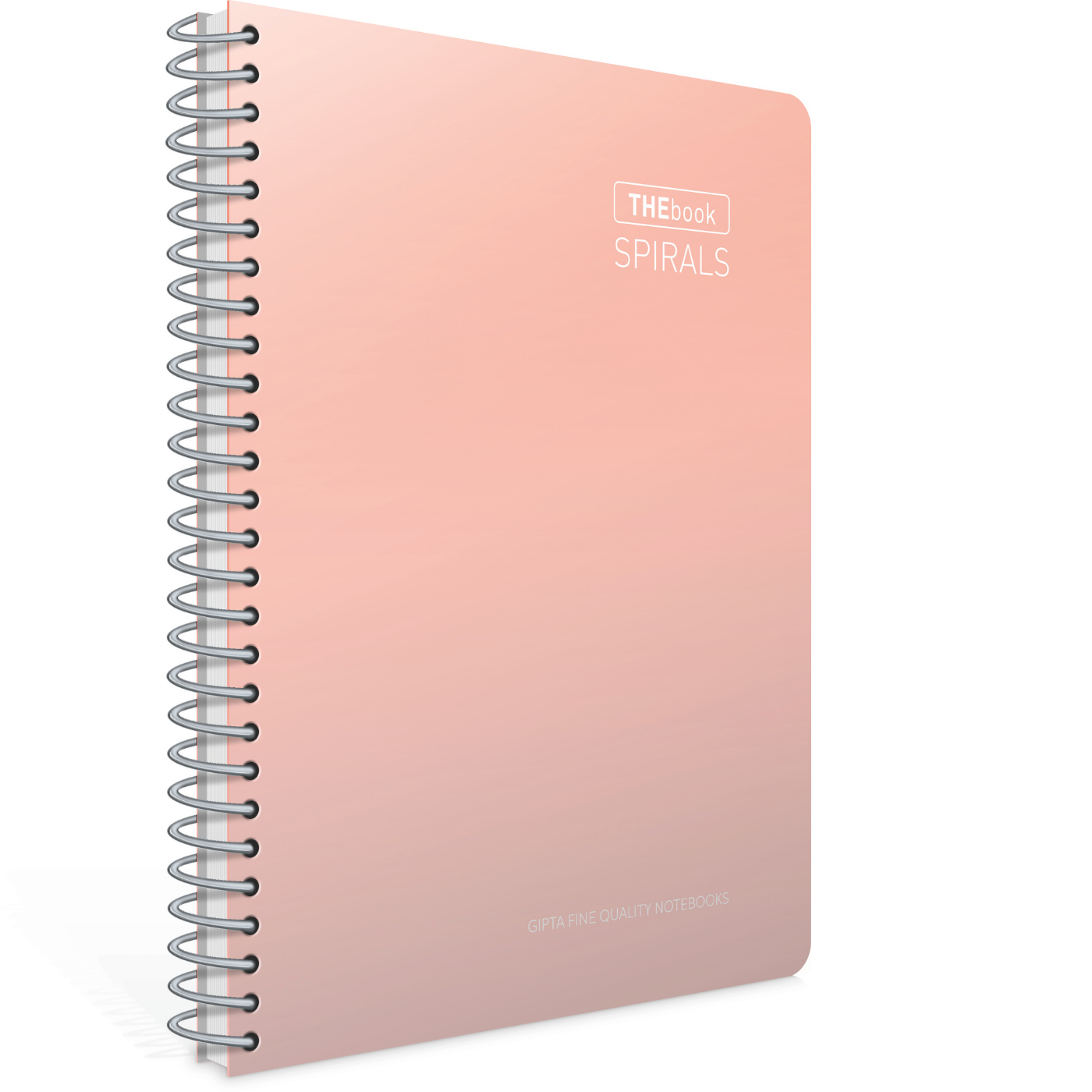 Gıpta 5519 Thebook Spiralli Sert Kapak 17x24 Kareli Defter 140 Yaprak Pembe